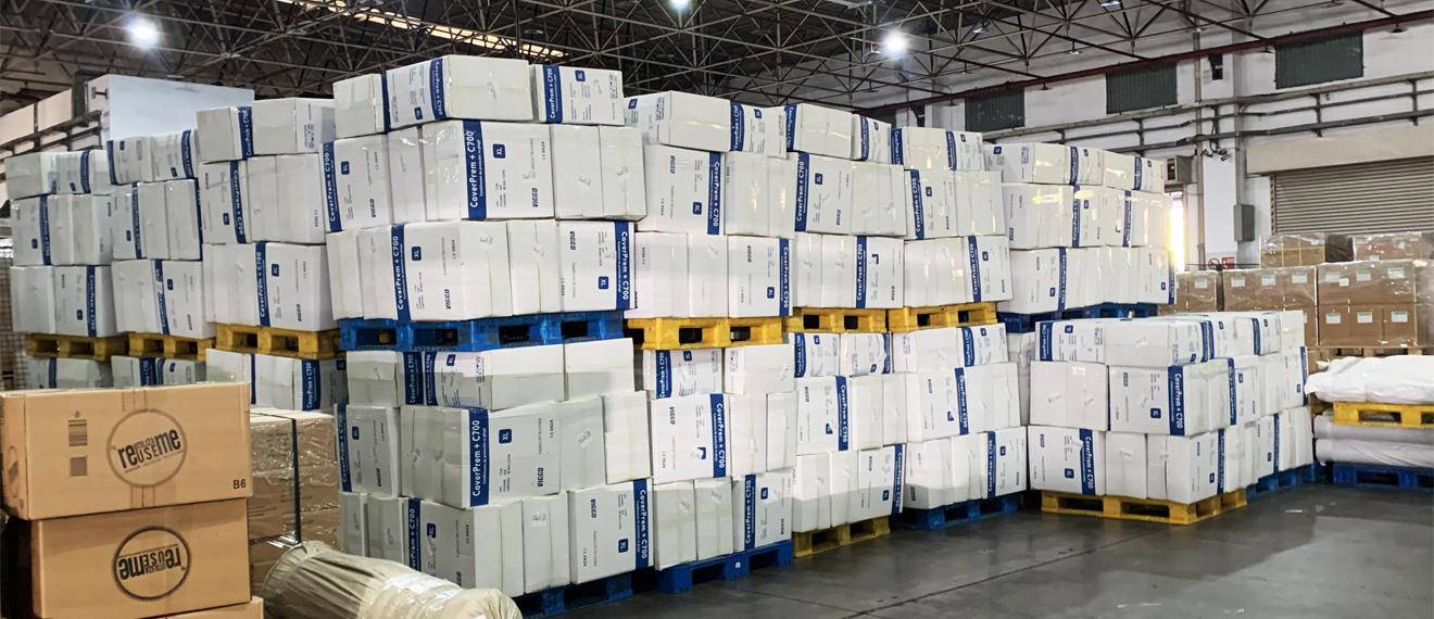 Providing warehousing services for a cross-border e-commerce company
